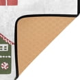 thumbnail image 3 of Yayeee Area Rugs for Living Room 5.2'x4' Non Slip Washable Bedroom Floor Carpet, Green Christmas House, 3 of 5
