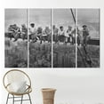 thumbnail image 3 of New York Artwork, Modern Canvas Art, Lunch atop a Skyscraper Canvas Art, Lunch atop a Skyscraper, Popular Printed, 11 Men Art, Canvas Wall Decor - Black Framed, 3 of 9
