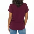 thumbnail image 2 of Women's Maroon Virginia Tech Hokies Relaxed Scarlet Scoop Neck T-Shirt, 2 of 2