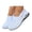 z04-White, variant on CAIXAI Low Top Walking Shoes Wide Walking Shoes for Women Classic Mesh Knitted Woven Sneakers Women Walking Anti-Skid Arch Support Platform Mary Janes Hands-Free Walking Tennis Shoes