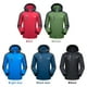 thumbnail image 4 of Chaqueta Irfora Chaqueta impermeable Lixada Impermeable a prueba de viento Ropa deportiva Senderismo al aire libre Viajar Ciclismo Deportes Abrigo con capucha desmontable para hombres Irfora Chaqueta, 4 of 7