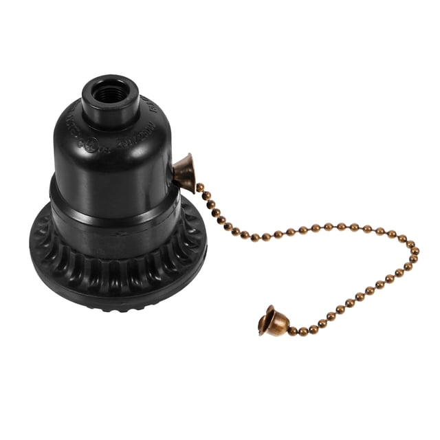 MIANGASTORE Pull Chain Light Fixture Base Ceiling Light Pull Light Socket Holder Lamp Accessory