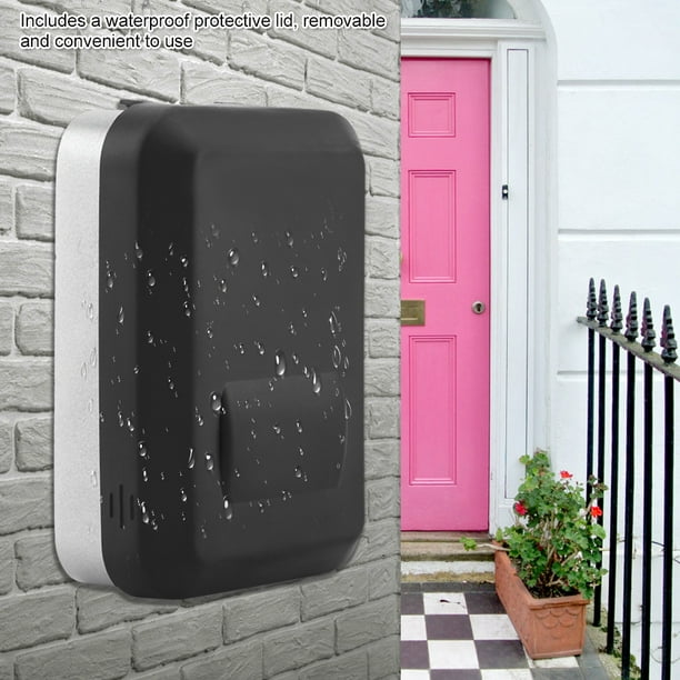 Tebru Storage Lock Box,Solid Compact Outdoor Wall Mounted Safe Security