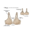 thumbnail image 4 of Women's Playtex US4423 Front Close No Poke Dreamwire Bra (White 38D), 4 of 6