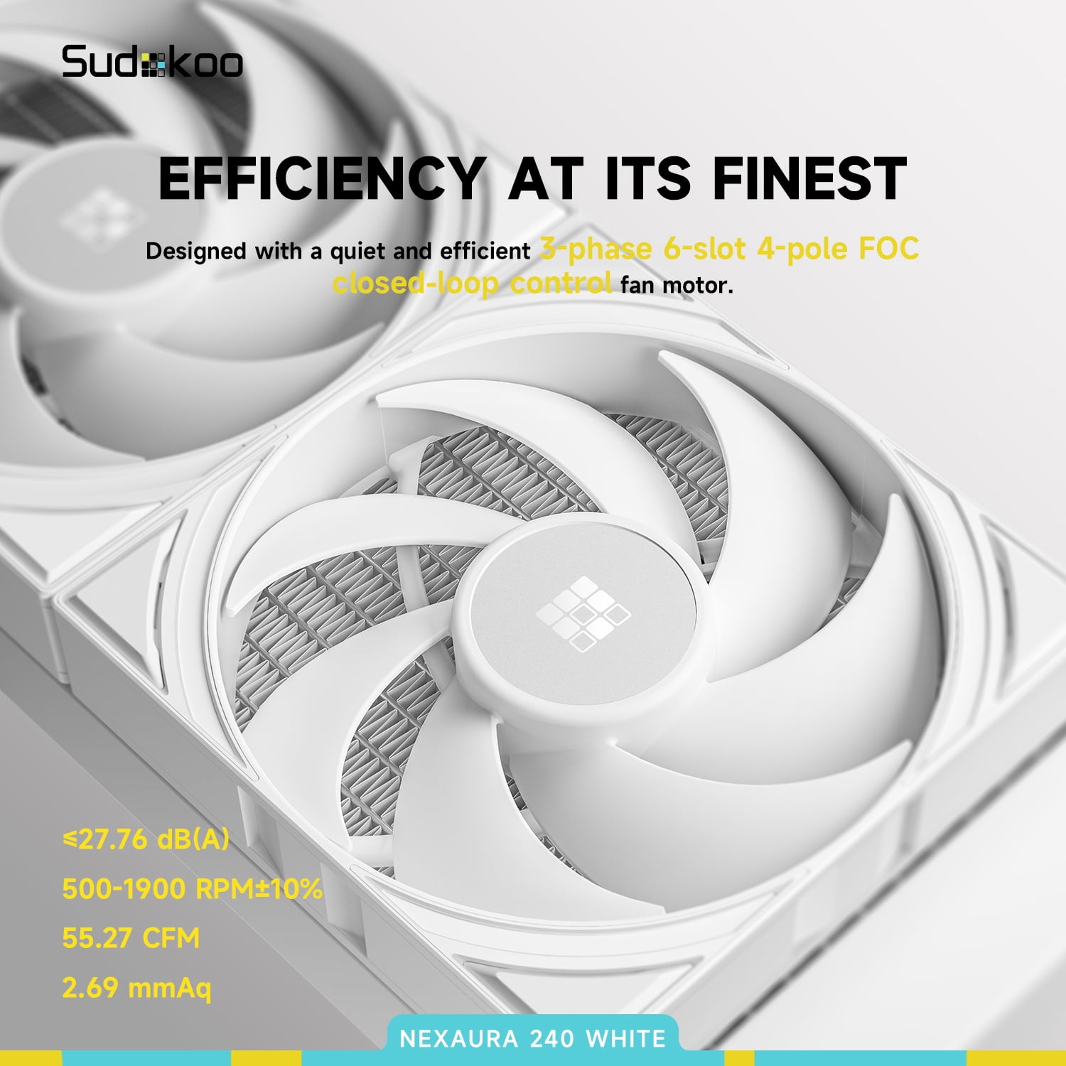 240 Liquid CPU Cooler: 240mm AIO CPU Cooler with PWM Pump & ARGB Pump Head - Water Cooling with FDB Fans for Intel LGA 1851/1700/1200/115X AMD AM5/AM4