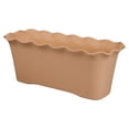 thumbnail image 2 of Fufafayo Vegetable Planting Plastic Flowerpot, Long Flower Trough Outdoor Balcony Gardening Container, Rectangular Planter Box for Shelf Patio Vegetable Planting Gadget, 2 of 6