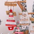 thumbnail image 4 of Christmas Wooden Pendant Hanging Door Decorations Xmas Tree Home Party Ornaments, 4 of 7