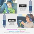 thumbnail image 2 of MEE audio KidJamz KJ55 Auriculares USB-C de escucha segura para niños con luces LED multicolores, limitador de volumen y micrófono; Auriculares supraaurales con cable para niños para iPhone 16, iPad y, 2 of 5