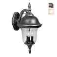 thumbnail image 1 of Glenn Aire F-3991-SW-AB Large Top Mount Light with Alabaster Glass-Swedish Silver, 1 of 1