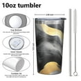 thumbnail image 4 of Black and Gold Marble 10oz Tumblers Stainless Steel Tumbler with Lid and Straw,Vacuum Insulated Double Wall Travel Tumbler Cups with Cleaning Brush for Coffee, Tea, 4 of 4