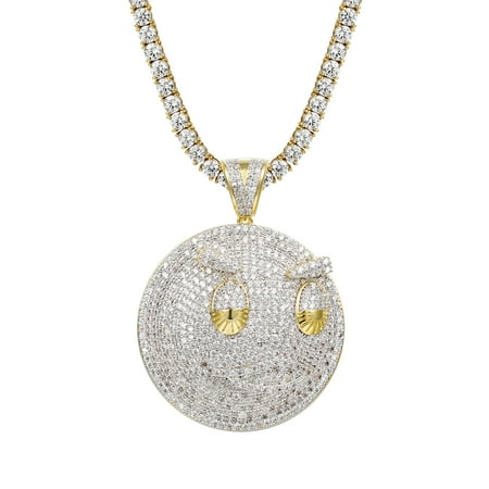 Master Of Bling Chief Keef Pendant 14k Gold Finish Blood - 