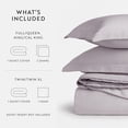 thumbnail image 3 of Sateen Long-Staple Vintage-Washed Duvet Cover Set by Comfort Canopy, 3 of 13