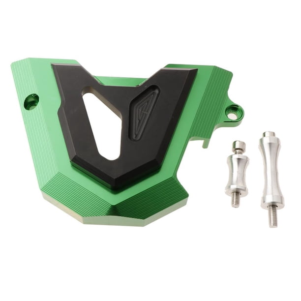 1 x Cubierta de protección del de cadena del piñón delantero del motor Verde