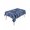 Blue, variant on Black Striped Table Cloth, Waterproof Tablecloth for Rectangle Tables, Retro Wave Lines Texture Simple Reusable Washable Fabric Table Cover for Restaurant Kitchen Dining Tables 60"x84"