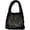 Black, variant on Mini Clutch Handbag Fishing Net Bucket Bag Cotton Rope Crochet Drawstring Woven Beach Bag Small Tote for Women Girls