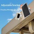 thumbnail image 5 of Cargador de panel solar de 6W/5V con dos cotor DC3.5x1.35 y USB-C, cable de carga de 9.8 pi, IP65, coatible con Ring Spotlight Cam Plus/Pro, Stick Up Cam Battery 2nd/3rd Generation, 5 of 5