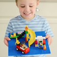 thumbnail image 3 of ZECATL Variety Pack Classic Baseplates (Set of 4 - 10" X 10") Compatible with All Major Brands of Building Bricks Including Lego - 2 Green and 2 Blue Baseplate, 3 of 8