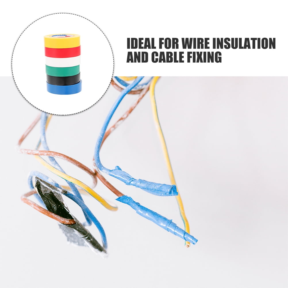 ELAYARD PVC Colored Electrical Tape for Wire Insulation and Electrical Equipment Safety