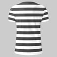thumbnail image 6 of Men's Short Sleeved Crew Neck T Shirt Casual Top Loose Fit Athletic Running Gym Workout Tee Tops XXL Dark Gray Men's Short Sleeved T Shirt, 6 of 7