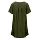 thumbnail image 5 of Vestido informal con botones para mujer - Cuello redondo - Elegante para el día a día - Poliéster - Primavera/verano - Tallas S-XXL, 5 of 8
