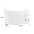 thumbnail image 2 of Organizador Caja de almacenamiento de estante de enrutador inalámbrico Wifi organizadores de enchufe de montaje en pared (blanco) JShteea Libre de BPA, 2 of 6