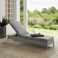 thumbnail image 2 of Crosley Bradenton Wicker Patio Chaise Lounge in Gray, 2 of 8