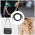 thumbnail image 5 of Unique Bargains 1 Pc Hexagonal Buckle Handbag Strap for Office Black PU Metal, 5 of 5