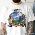 thumbnail image 2 of Artistic Yosemite National Park T-Shirt, California Hikers Travel Tee and Souvenir, 2 of 5