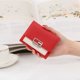 thumbnail image 1 of Monedero pequeño para mujer, corto, moderno, plegable, distintivo, para estudiantes, lindo, minimonedero de moda, 1 of 6