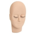 Lash Mannequin Head Makeup Eyelash Extension Practice Doll Head with 3