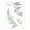 4, variant on Nature Inspired Body Decal Waterproof Transfer Sheet, Green Vine Artwork for Arm Wrist Festival Vacation Photo Looks