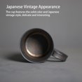 thumbnail image 4 of Japanese Style Mug Home Office Compact Structure Universal Simple Retro Handgrip Design Drinking Cups Milk Coffee Ceramic Cup Gift Type 1 11.5x9x5cm, 4 of 9