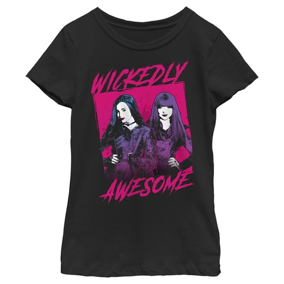 Girl's Descendants 2 Wickedly Awesome  Graphic Tee Black X Small