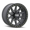 thumbnail image 2 of DT-2 17x9, Bolt Pattern: 5x5/, Offset: -38, MATTE GUNMETAL W/SIMULATED RING, set of 1, 2 of 3
