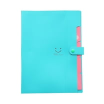 TAILTOSS 1Set Professional Plastic File Folders Rectangular Document Organizer for Office Use A4 Letter Size