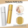 thumbnail image 3 of 12ml Perfume Travel Refillable Atomizer Bottles, Mini Perfume Spray Bottle, Empty Cologne Sprayer for Travel and Outgoing,5 pcs, 3 of 4