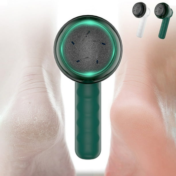 Fiudx Removedor de Callos para Pies, Herramienta de Pedicura Recargable, Pulido Al Vacío Eficiente, 2 Velocidades, 3 Cabezales de Pulido, Cuidado Seguro de La Piel, Regalo Ideal para Mamá, Diseño Por