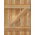 thumbnail image 5 of 21 1/2"W X 28"H Timbercraft Four 5 3/8" Boards Joined Board-N-Batten Shutters W/Z-Bar, Rough Sawn Western Red Cedar (Per Pair), 5 of 13