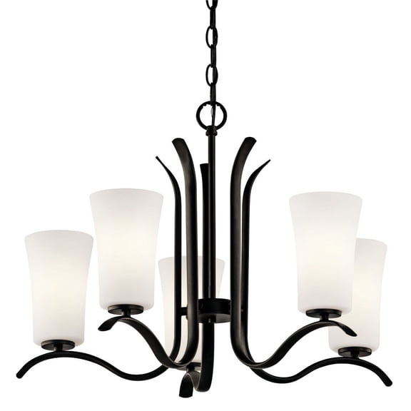 43074OZ Kichler Lighting Armida - 5 Light Medium Chandelier - with Transitional inspirations - 18 inches tall by 25.25 inches wide-Olde Bronze