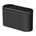 thumbnail image 2 of Bote de basura para coche, accesorios para automóviles, contenedor de basura para tarjeta, botella de Cuero PU negro Macarena Bote de basura para auto, 2 of 8