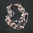 thumbnail image 4 of Litie Women Boho Necklace,Multilayer Colorful Handmade Tassel Wood Beaded Pendant Bib Necklace Jewelry, 4 of 4