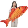 thumbnail image 2 of Cyprinus Carpio Fish Koi Carp Plush Toys, almohada de peces acuáticos de peluche realista para regalo, 20-140 CM, nuevo, 2 of 5