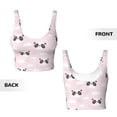 thumbnail image 5 of Kdxio Cute Panda Print Workout Crop Tank Top for Women Racerback Yoga Tank Tops Athletic Sports Shirts Exercise Undershirts, 5 of 9