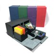 thumbnail image 3 of Double Deck Storage Box for Trading Cards with Dice Tray, Mtg Commander Card Holder for Double Sleeved Cards, Portable Card Case for Collectors And Gamers, 3 of 8