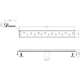 thumbnail image 3 of Dawn USA Dawn Seine River Linear Shower Drain - Silver, 3 of 3