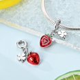 thumbnail image 3 of MULA 925 Sterling Silver DIY Charm 5A Zircon Fruit Clover Pendant fit Bracelet for Women Jewelry, 3 of 7