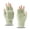 Green, variant on Mooqilaa Girls Winter Gloves Size 3-8 Years, Warm Outdoor Fingerless Flip Top Knitted Gloves for Cold Weather Pink