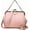 Pink, variant on Retro Handbags and Purses for Women Chain Kiss Lock Top-Handle Satchel PU Leather Shoulder Bag Hollow Tote Champagne