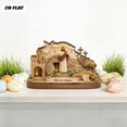 thumbnail image 5 of DefiDgd Wooden Empty Tomb Set,Easter Scene and Christian Cross Decoration,He is Risen Jesus Resurrection Scene for Home Office Tabletop Tray Church Shelf Decor Gifts(A), 5 of 9