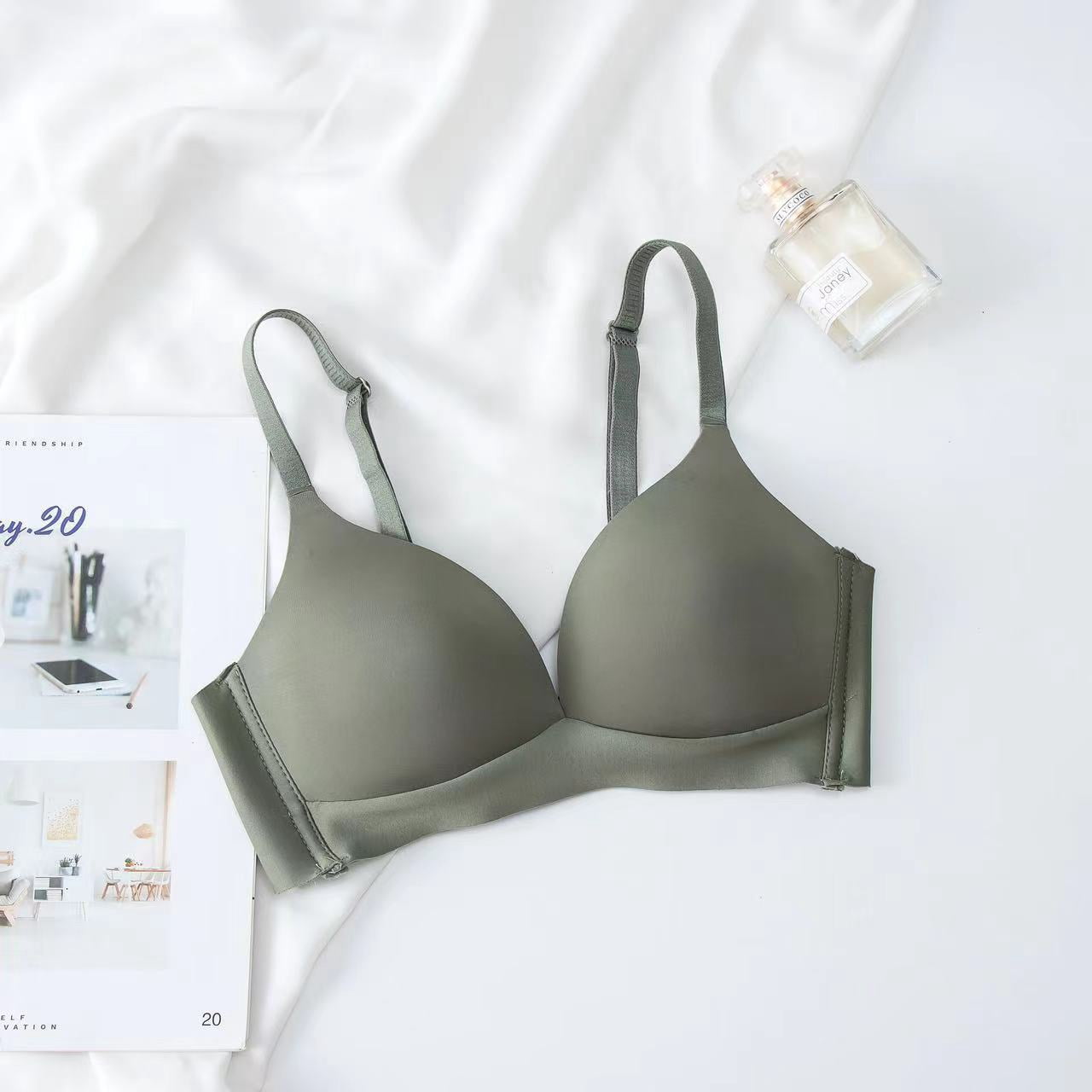 Sujetador Push Up Profundo En V Sin Aros Para Mujer, Cómodo Sujetador